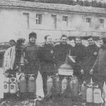 1979 ekipa prvih tečajnikov PLK pride na obisk Borisu v JRM